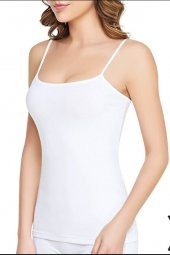 Tutku 0146 TUTKU BAYAN ELESTAN İP ASKILI ATLET TEKLİ - 1