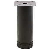 Akça Ayarlanabilir Mobilya Kanepe Koltuk Baza Yükseltme Yükseltici Ayağı Metal Ayakları 10 Cm Siyah thumbnail 2