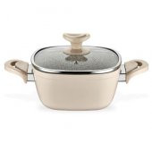 Schafer Gastronomie Granit 24 cm İNDÜKSİYONLU Derin Tencere - 1