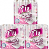 Fly Pembe 2 Katlı 96'lı Tuvalet Kağıdı - 1