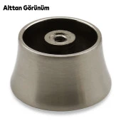 Mayra Düğme Çekmece Dolap Dolabı Kapak Kulpu Kulpları Kulbu Inox Metal Kulp Mobilya Mutfak thumbnail 4