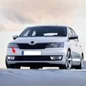 Skoda Rapid 2012-2021 Ön Tampon Çeki Çekme Demiri Kapağı 5JA807241 - 1