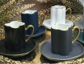 Acar Porselen 10710 6lı Kahve Fincan Takımı Karışık thumbnail 4