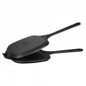 Lava Demir Döküm 18x26 cm Çift Taraflı Izgara Tost Tavası - 1