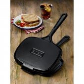 Lava Demir Döküm 18x26 cm Çift Taraflı Izgara Tost Tavası - 2