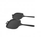 Lava Demir Döküm 18x26 cm Çift Taraflı Izgara Tost Tavası - 4