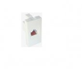 22.5x45 Cat. 6 RJ45 Keystone Dişi - Dişi Priz Modülü Beyaz - 1