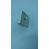 45x45 Cat. 6 RJ45 Keystone Dişi - Dişi Kapaklı Priz Modülü - 1