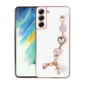 Galaxy S21 FE Kılıf El Tutamaçlı Kamera Korumalı Zore Taka Silikon Kapak - 3