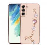 Galaxy S21 FE Kılıf El Tutamaçlı Kamera Korumalı Zore Taka Silikon Kapak - 5