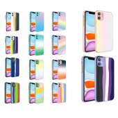 Apple iPhone 11 Kılıf Kamera Korumalı Renkli Temperli Zore X-Cam Kapak - 1