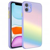 Apple iPhone 11 Kılıf Kamera Korumalı Renkli Temperli Zore X-Cam Kapak - 10