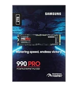 2TB SAMSUNG 990 PRO 7450/6900MB/s M.2 NVMe MZ-V9P2T0BW (Resmi Distribütör Garantili) - 2
