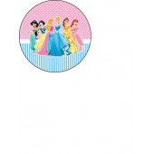Disney Princess Yenilebilir Kağıda Resimli Pasta ve Dekor Baskısı - 1