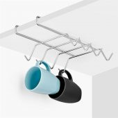 Gozimy 10 Kancalı Fincan Kupa Bardak Askısı Bardaklık Raf Organizer - 1