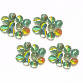 RENKLİ CAM MİSKET BİLYE EĞİTİCİ OYUNCAK 40 ADET - 3