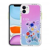 Apple iPhone 11 Kılıf Kamera Korumalı Desenli Sert Zore Hess Kapak - 3