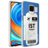 Xiaomi Redmi Note 9S Kılıf Airbag Kenarlı Renkli Desenli Silikon Zore Elegans Kapak - 5