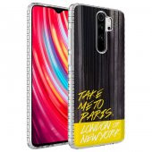 Xiaomi Redmi Note 8 Pro Kılıf Airbag Kenarlı Renkli Desenli Silikon Zore Elegans Kapak - 8