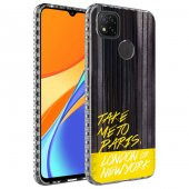 Xiaomi Redmi 9C Kılıf Airbag Kenarlı Renkli Desenli Silikon Zore Elegans Kapak - 8