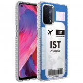 Oppo A74 4G Kılıf Airbag Kenarlı Renkli Desenli Silikon Zore Elegans Kapak thumbnail 5