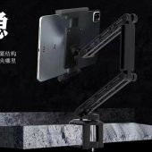 Masaya Takılabilen Telefon Tablet Standı Uzun Kollu Ayarlanabilir Telefon Tutucu - 4