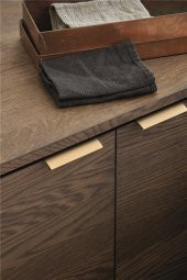 Furnipart Kulp Edge Straight 100mm Fırçalı Altın thumbnail 2