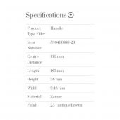 Furnipart Kulp Classic 160mm Antik Brown thumbnail 2