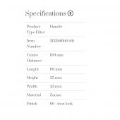 Furnipart Kulp Clasp 160mm İnox thumbnail 3