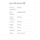 Furnipart Kulp Cool 192mm İnox thumbnail 3