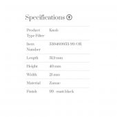 Furnipart Kulp Zeppelin 053mm Siyah thumbnail 3