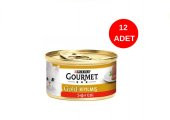 Gourmet Gold Kıyılmış Sığır Etli Kedi Yaş Maması 85 Gr 12 Li - 1