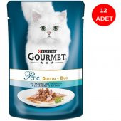 Gourmet Perle Izgara Ton Balıklı Kedi Yaş Maması 85 Gr 12 Li - 1