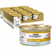 Gourmet Gold Kıyılmış Ton Balıklı Kedi Yaş Maması 85 Gr 12 Li - 3