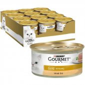 Gourmet Gold Kıyılmış Hindili Kedi Yaş Maması 85 Gr 12 Li - 3