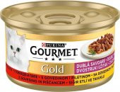 Gourmet Gold Çifte Lezzet Sığır Etli Ve Tavuklu Kedi Yaş Maması 85 Gr 12 Li - 4