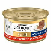 Gourmet Gold Kıyılmış Sığır Etli Kedi Yaş Maması 85 Gr 12 Li - 2