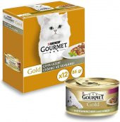 Gourmet Gold Çifte Lezzet Ciğerli Ve Tavşanlı Kedi Yaş Maması 85 Gr 12 Li - 5