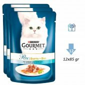 Gourmet Perle Izgara Ton Balıklı Kedi Yaş Maması 85 Gr 12 Li - 3