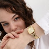 Melian Gold Kadran Gold Kordon Kadın Kol Saati - 3