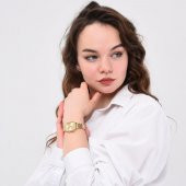 Melian Gold Kadran Gold Kordon Kadın Kol Saati - 5