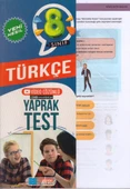 EVRENSEL 8.SINIF TÜRKÇE YAPRAK TEST - 1