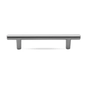 Gül Boylu Mobilya Mutfak Dolap Çekmece Dolabı Metal Kulpu Kulbu Kulpları Mat Krom (128 MM-12.8 CM) - 5