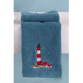 Louis Marie | Marin | 30x50 cm | Nakışlı |%100 Pamuk | 4 Renk | 4 Adet | Mutfak Havlusu Seti - 6