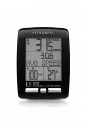Echowell Km Saati Ui25 27 Fonk Kablosuz/cadance/sıcaklık/ Siyah - 1