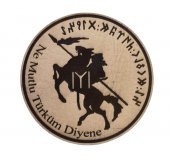 KAYI BOYU NE MUTLU TÜRKÜM DİYENE - Deri PEÇ - Arma - Askeri Patch thumbnail 1