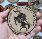 KAYI BOYU NE MUTLU TÜRKÜM DİYENE - Deri PEÇ - Arma - Askeri Patch thumbnail 3