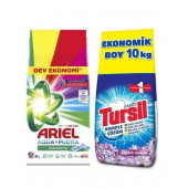 ARİEL RENKLİLER İÇİN 9 KG & TURSİL MATİK 10 KG - 1