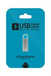 Powerway 8 GB Metal Usb Flash Bellek - 1