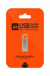 Powerway 64 GB Metal Usb Flash Bellek - 1
